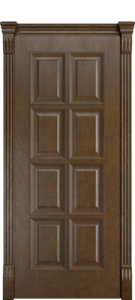 Дверь межкомнатная Порта Алекс КЛАССИКА 7 Дуб виски шпон